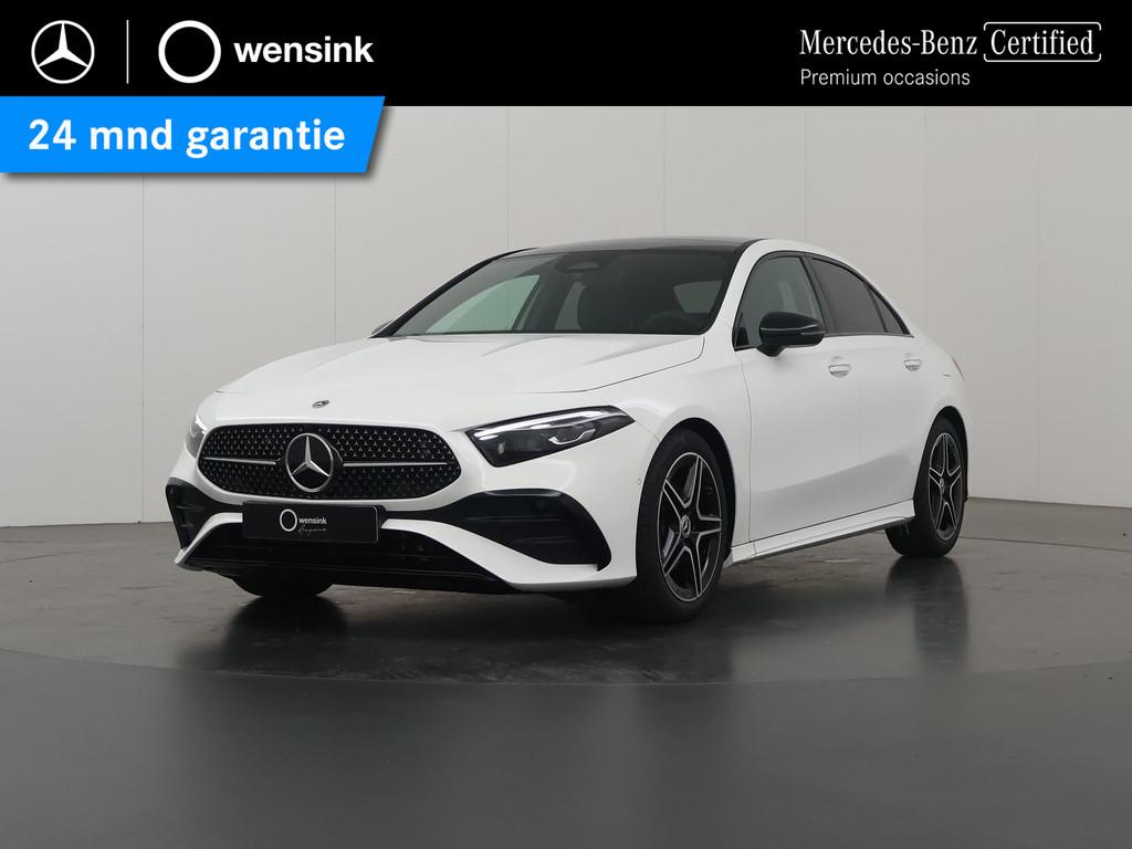 Mercedes-Benz A 180 Limousine Star Edition AMG Line | Panora, Auto's, 136 pk, Gebruikt, Wit, Origineel Nederlands