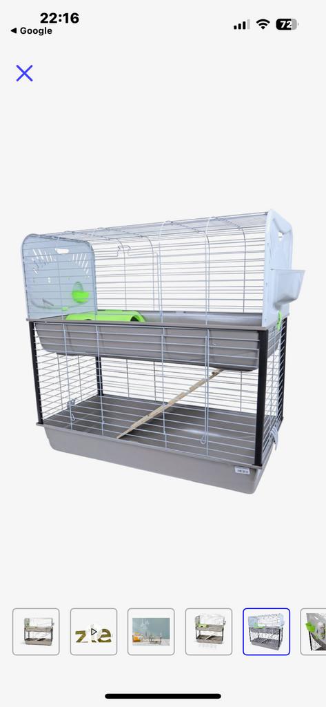 Hele grote dubbele konijnen  fred  cavia kooi 2 verdiepingen, Dieren en Toebehoren, Knaagdieren en Konijnen | Hokken en Kooien