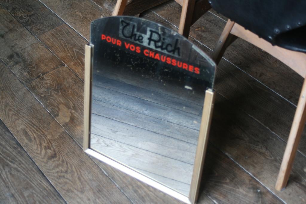 Passpiegel The Rich uit oude schoenenwinkel (1958), Ophalen of Verzenden, Gebruikt, Overige typen