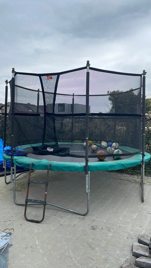 Berg trampoline 380, Ophalen of Verzenden, Gebruikt