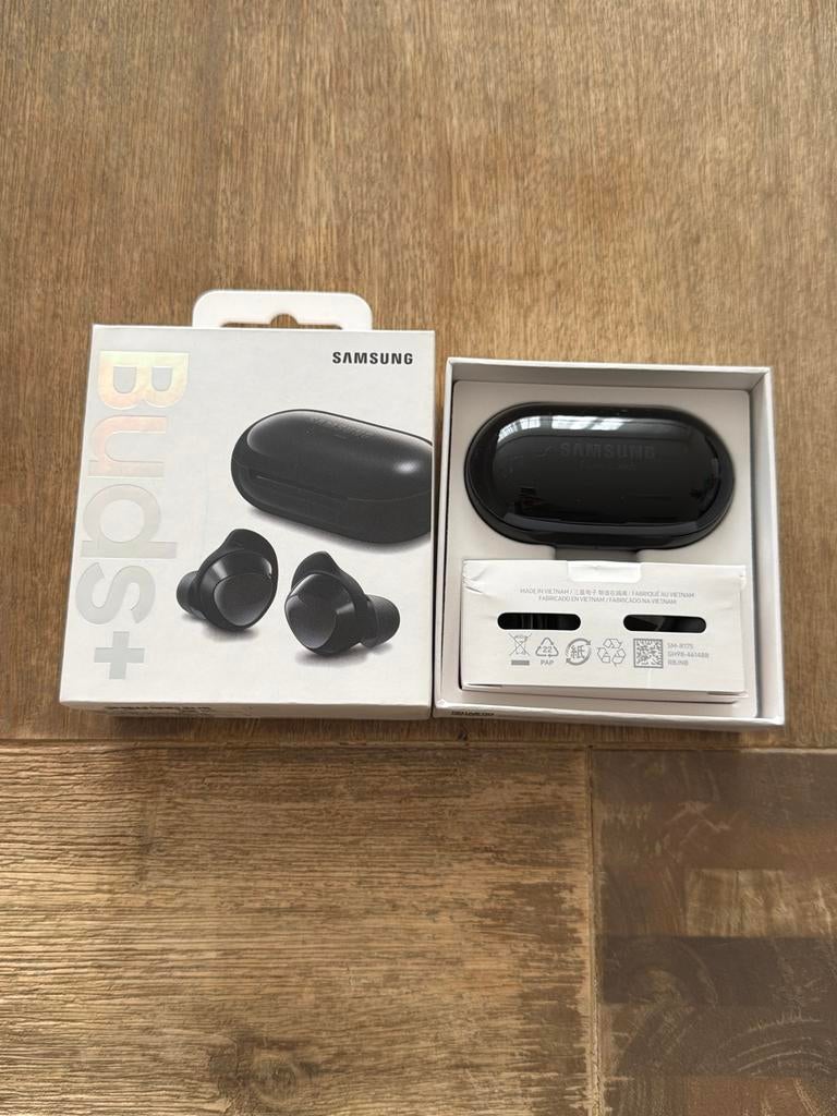 Samsung Galaxy Buds+ Zwart - Draadloze Oordopjes, Ophalen of Verzenden, Zo goed als nieuw, Overige merken, Draadloos