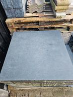 Gebruikte 80x80x3 (terras)tegels, Tuin en Terras, Tegels en Klinkers, Ophalen, Gebruikt, Terrastegels, Natuursteen