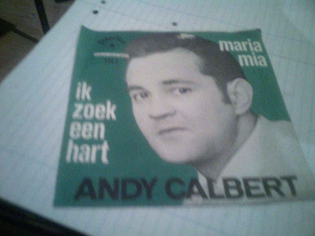 ANDY CALBERT IK ZOEK EEN HART - MARIA MIA, Cd's en Dvd's, Vinyl | Nederlandstalig, Ophalen of Verzenden, Zo goed als nieuw, Overige formaten