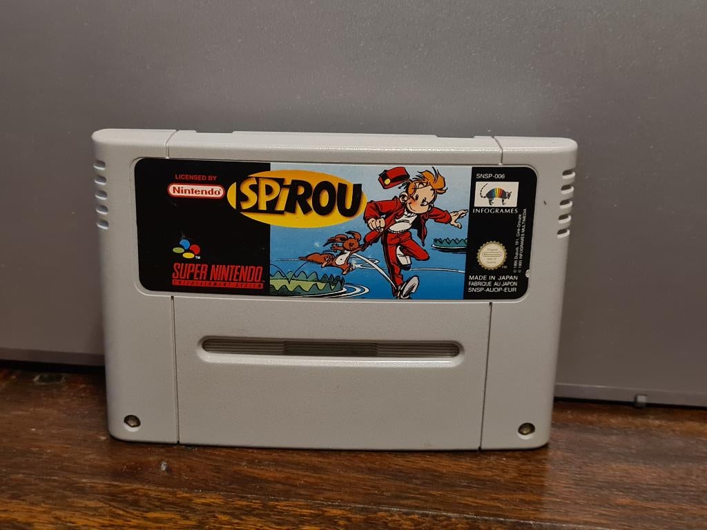 Spirou SNES, Spelcomputers en Games, Games | Nintendo Super NES, 1 speler, Ophalen of Verzenden, Zo goed als nieuw, Vanaf 3 jaar