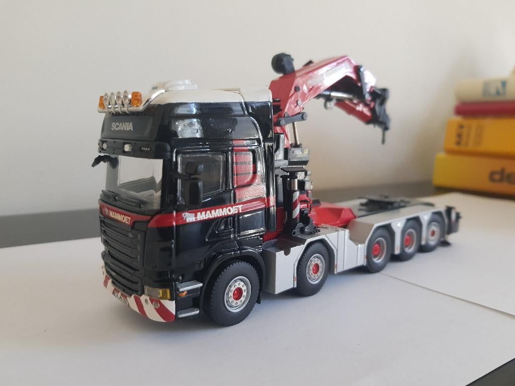 MAMMOET SCANIA 10X4 TREKKER, PALFINGER, Ophalen of Verzenden, Zo goed als nieuw, Bus of Vrachtwagen, Wsi