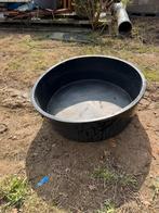 Grote ronde kunstof bak, Ophalen, Gebruikt