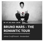Bruno mars ticket, Eén persoon, Juli