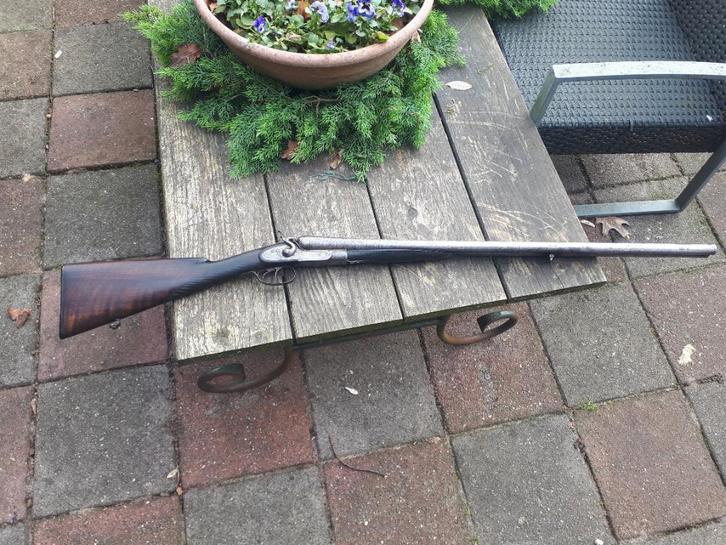 Dubbelloops jachtgeweer antiek, Verzamelen, Militaria | Algemeen, Landmacht, Hulzen of Bodemvondsten, Nederland, Ophalen of Verzenden