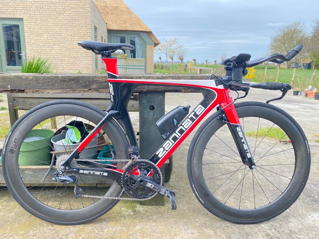 Zannata triathlonfiets maat 56 ultegra/Dura ace Di2, Fietsen en Brommers, Overige merken, Gebruikt, Carbon, Heren