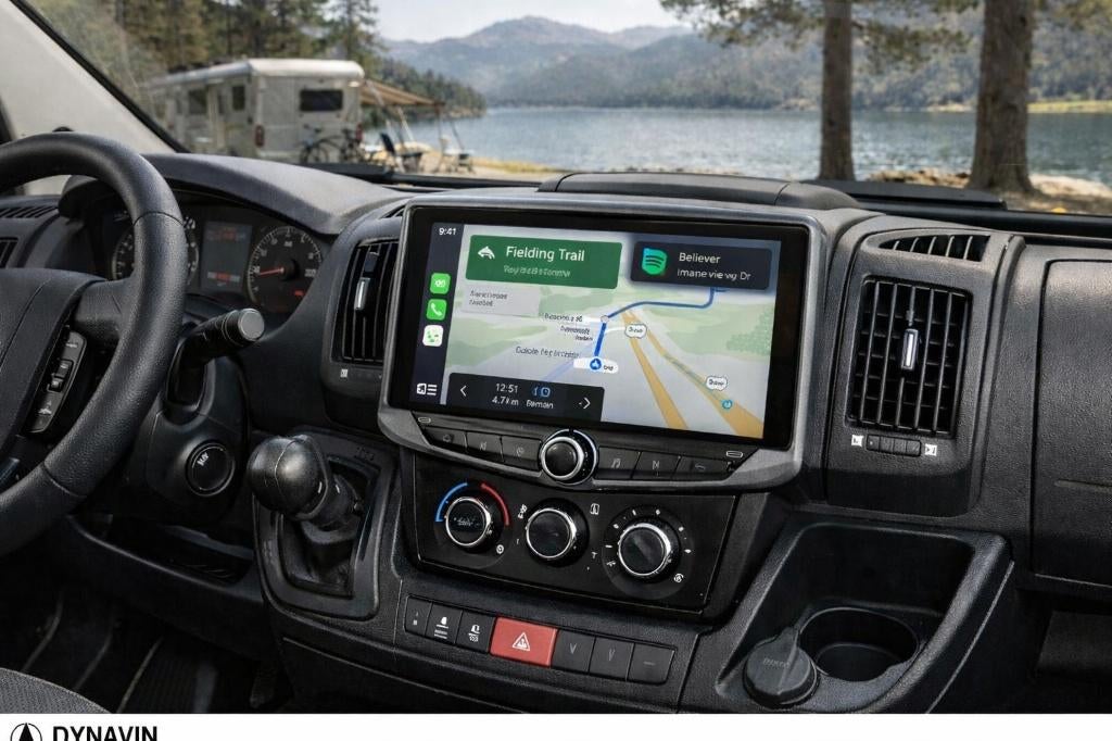 android auto fiat ducato navigatie camper carplay Dynavin