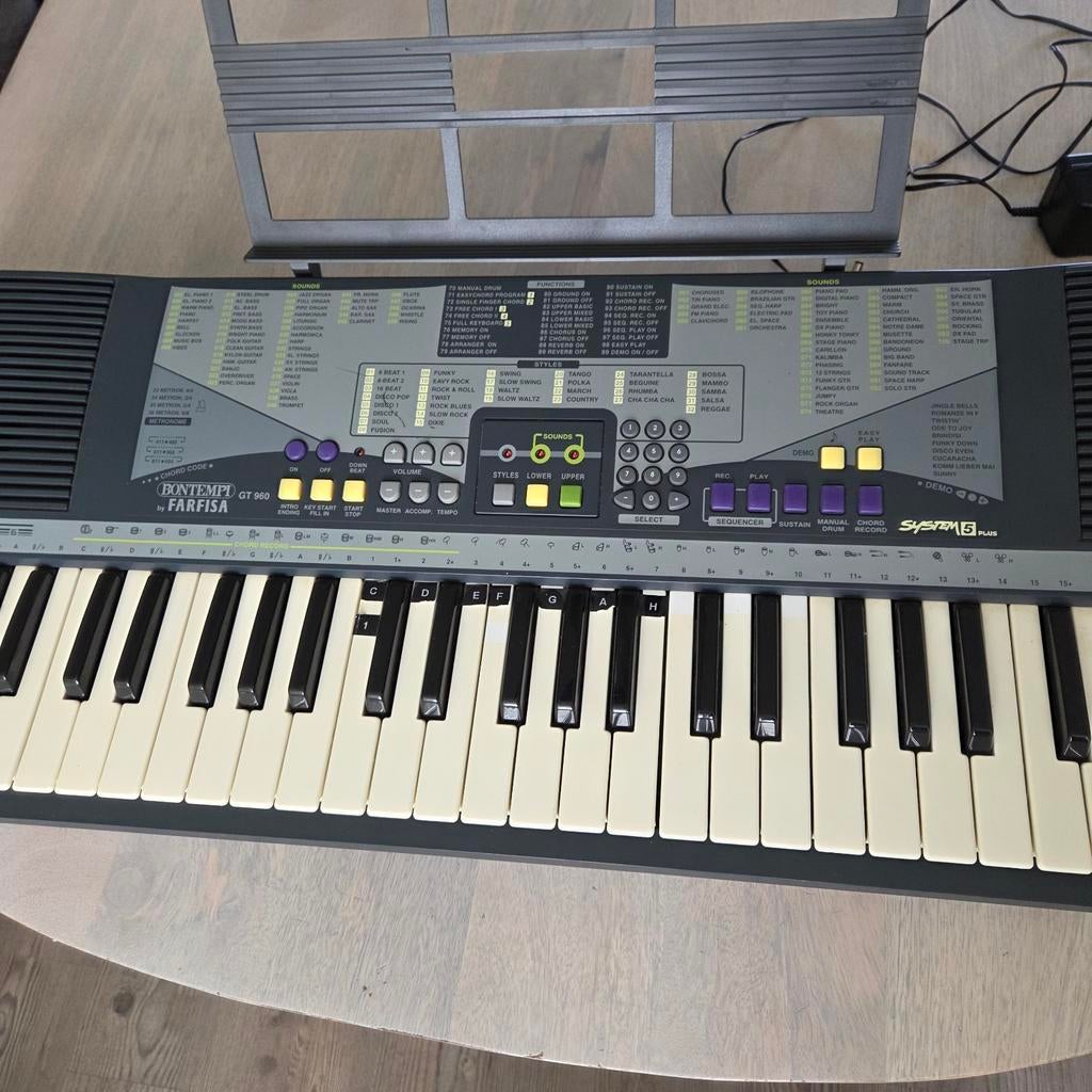 Bontempi GT 960 (Keyboard), Muziek en Instrumenten, Keyboards, Ophalen, Gebruikt, 61 toetsen, Overige merken