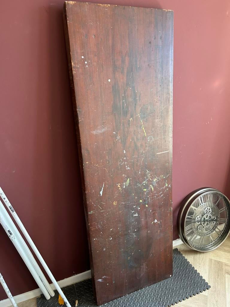 Antieke behangtafel, Doe-het-zelf en Verbouw, Ophalen, Gebruikt, Inklapbaar