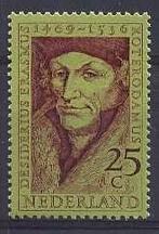 Nederland NVPH nr 931 postfris Erasmus 1969, Ophalen of Verzenden, Na 1940, Postfris