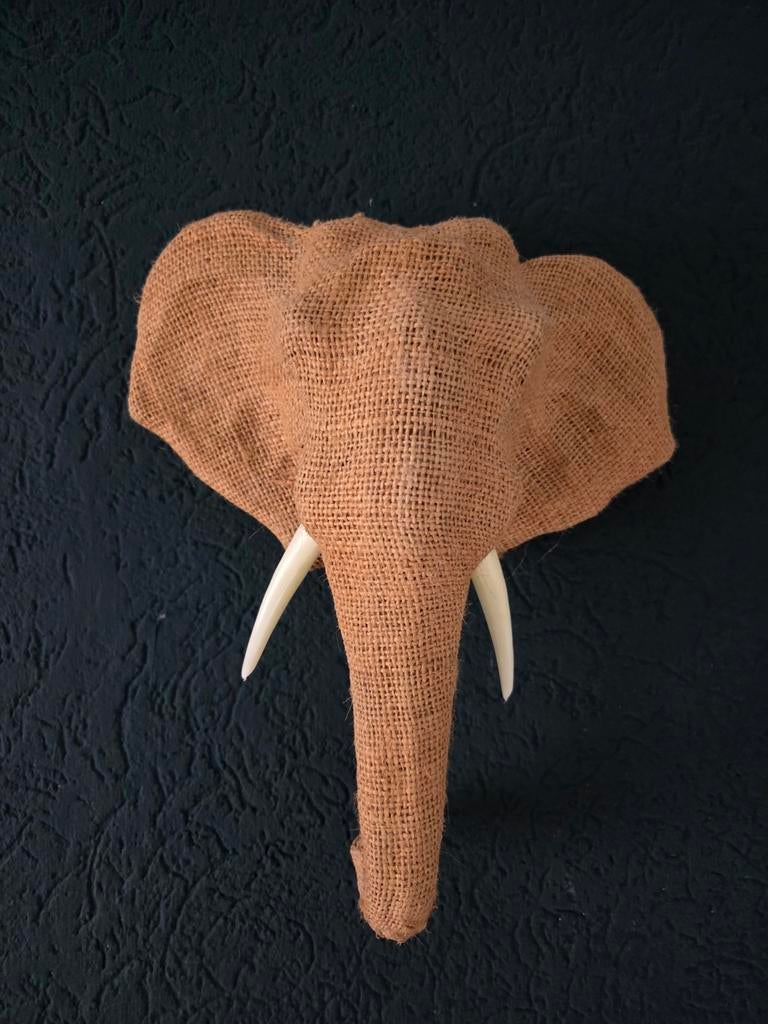 Quax Jute dieren koppen, Ophalen of Verzenden, Wanddecoratie