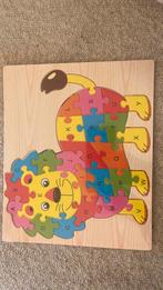Houten Leeuwen Puzzel met Alfabet Letters, Ophalen, 2 tot 4 jaar, Nieuw, Meer dan 50 stukjes