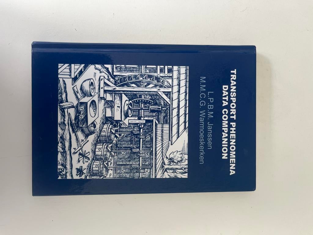 Transport Phenomena Data Companion Hardcover, Boeken, Ophalen of Verzenden, Gelezen, Overige onderwerpen