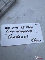 Mercedes Vito 2.2 110cdi lange uitvoering 2011 Cardanas Loca, Ophalen, Gebruikt, -, -