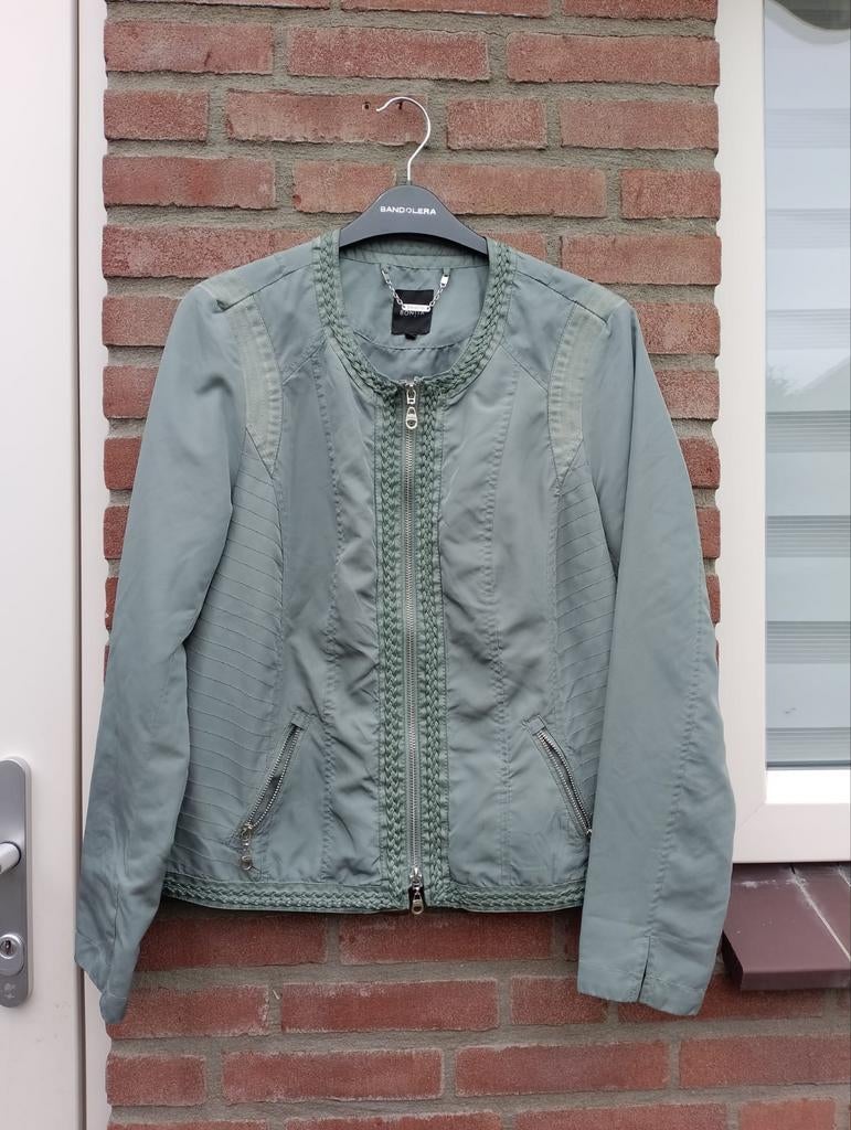 Mooi design jasje van Bonita,40 tint petrol met groen, Maat 38/40 (M), Verzenden, Bonita, Zo goed als nieuw