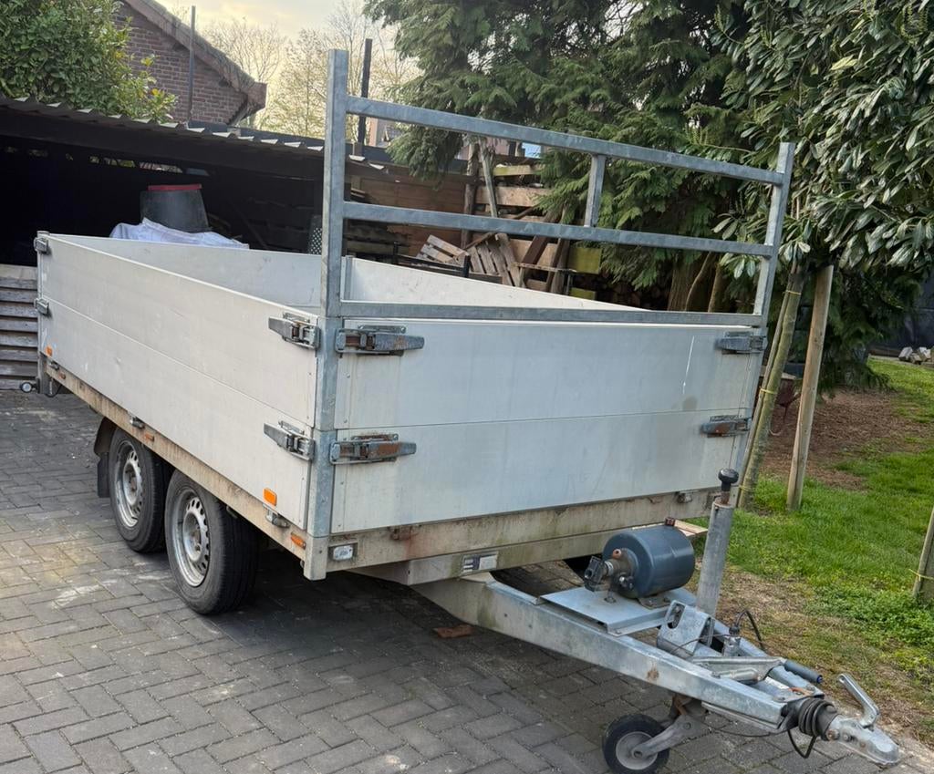 Hapert kipper, 100 liter of meer, Ophalen, Transportkar