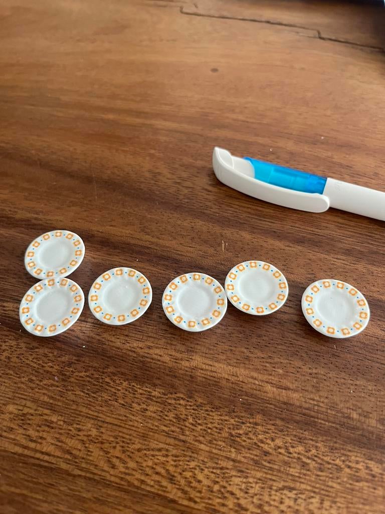 Gebaksbordjes voor bij maileg inclusief verzendkosten, Verzamelen, Poppenhuizen en Toebehoren, Ophalen of Verzenden, Nieuw, Poppenhuis