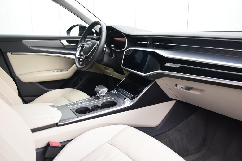 Audi A6 Avant 40 TDI Automaat Pano Led Navi/Dab Leer/Verwarm, Auto's, Audi, Gebruikt, 2000 kg, Zwart, Leder