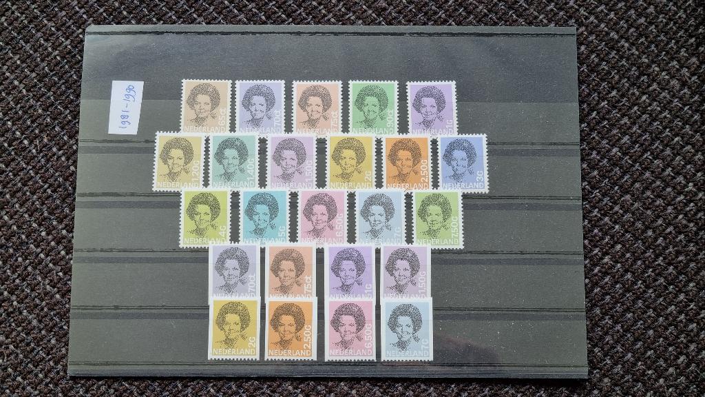 Postzegels Nederland postfris 1981-1990 Beatrix, Postzegels en Munten, Postzegels | Nederland, Ophalen of Verzenden, Na 1940, Postfris