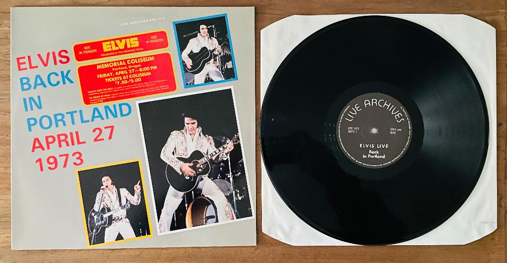 Elvis Presley - Back In Portland - Import LP - 1987 (MINT), Verzenden, Zo goed als nieuw, 12 inch, Poprock