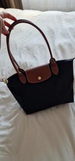 Longchamp Le Pliage Handtas Maat M Zwart, Ophalen of Verzenden, Zo goed als nieuw, Zwart, Handtas