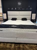 Serta Luxe Boxspring Lounge, Ophalen of Verzenden, 180 cm, 200 cm, Grijs