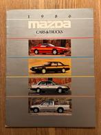 1986 Mazda USA brochure oa RX-7 626, Ophalen of Verzenden, Zo goed als nieuw, Mazda