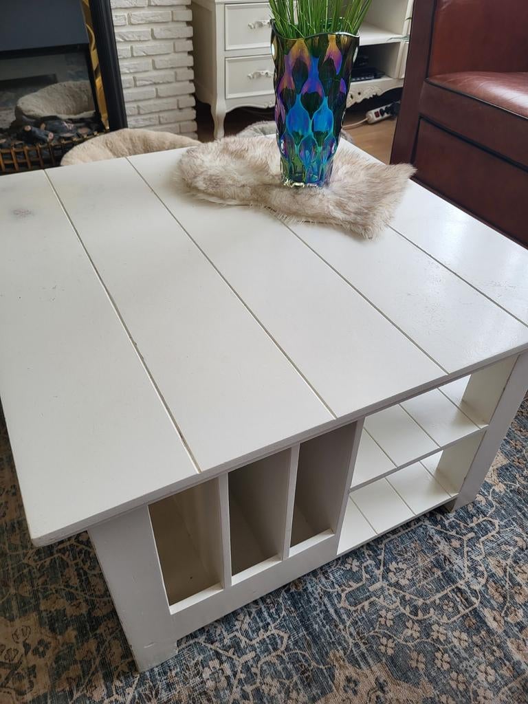 Riviera maison salontafel, Ophalen, Gebruikt, 50 tot 100 cm, Vierkant