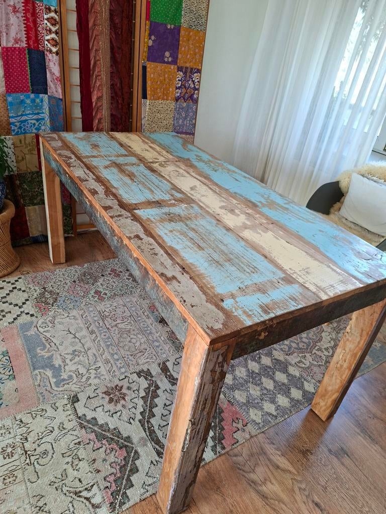 Industriële tafel 160x80, Huis en Inrichting, Tafels | Eettafels, Ophalen of Verzenden