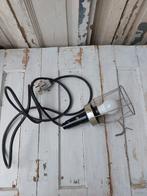 Oude zwarte looplamp, Ophalen of Verzenden, Minder dan 50 watt