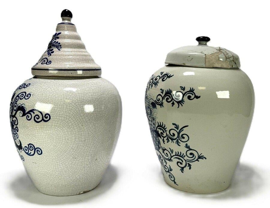 1357. Aardewerken tabakspotten, eerste helft 20e eeuw, Ophalen of Verzenden