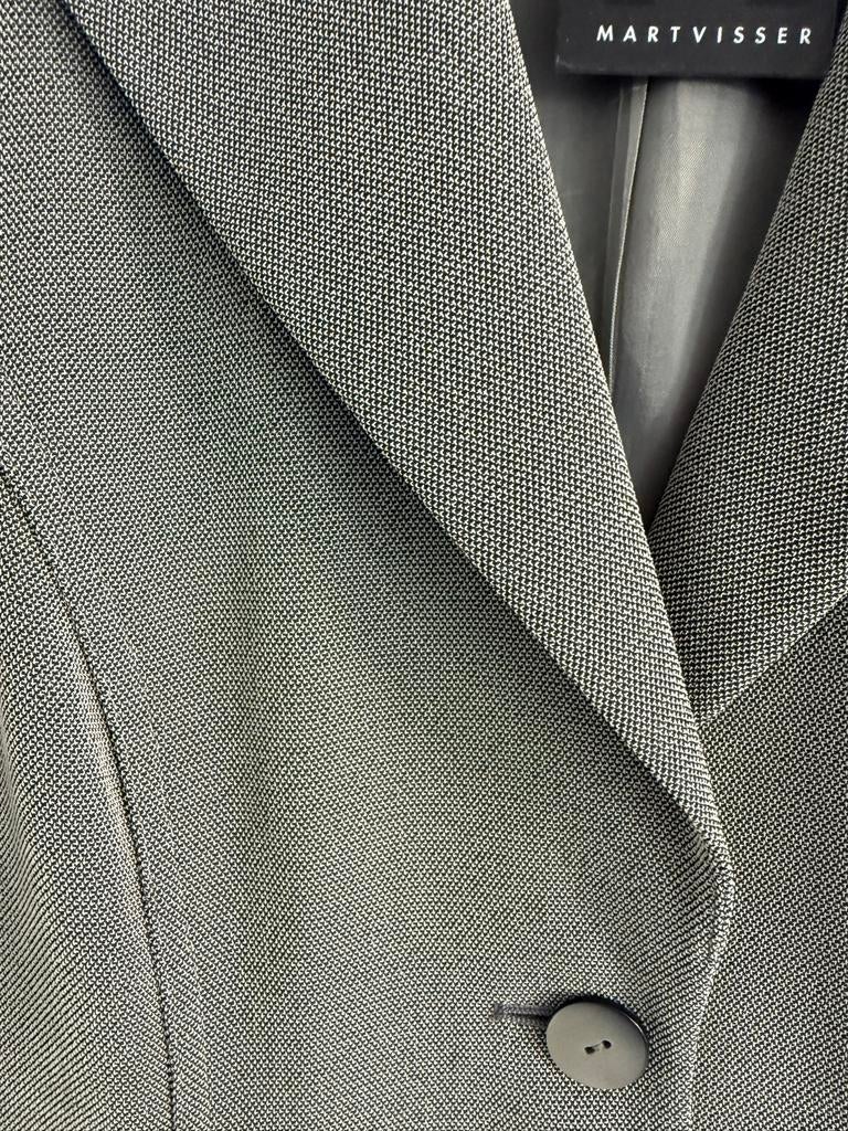 Nieuw 3 delig Mart Visser pak/blazer/rok/pantalon, Maat 38/40 (M), Nieuw, Ophalen of Verzenden, Grijs