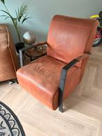 Stoel cognac kleur, Ophalen, Zo goed als nieuw, 75 tot 100 cm, 50 tot 75 cm