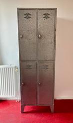 Retro lockerkast, 4-deurs, verzinkt, 180 x 61 x 50 cm, Ophalen, Zo goed als nieuw, Industrieel
