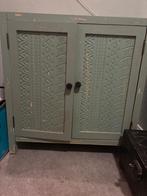 Groen kastje, Ophalen, 50 tot 100 cm, Vintage groen, 25 tot 50 cm