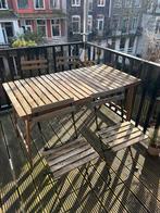 IKEA Tuinset – Tafel, Bank & Stoelen (met kussens), Tuin en Terras, Tuinsets en Loungesets, Ophalen, Gebruikt, 6 zitplaatsen, Bank