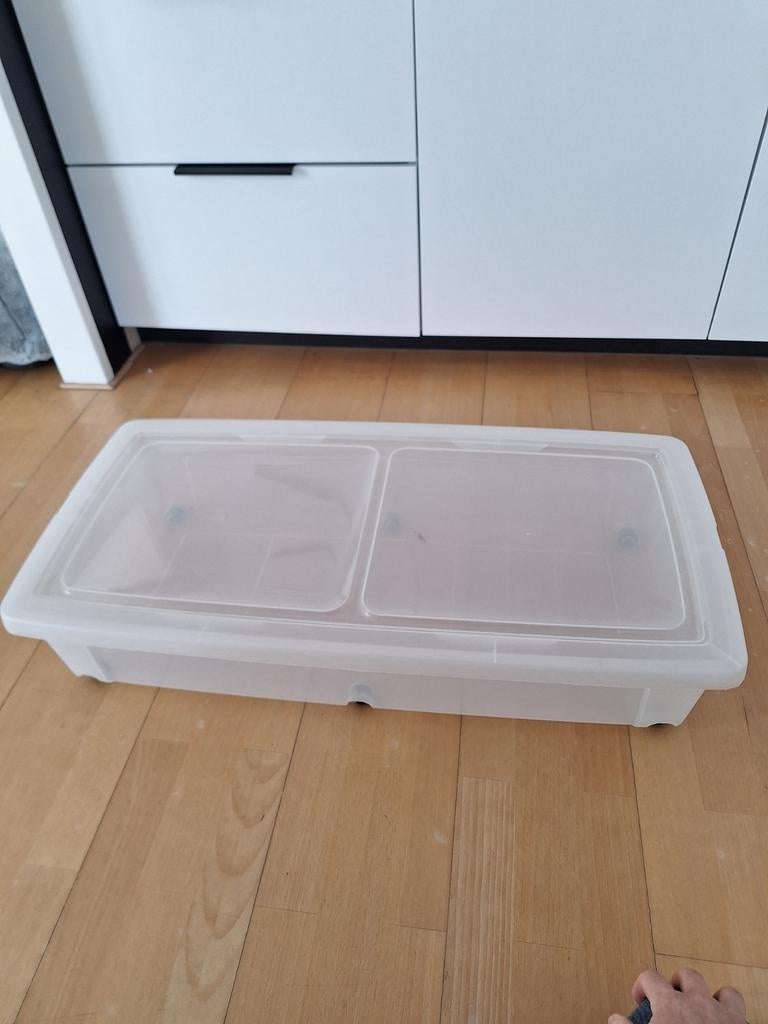 Plastic opberg doos met deksel, Ophalen, Minder dan 40 cm, Doos, Minder dan 35 cm