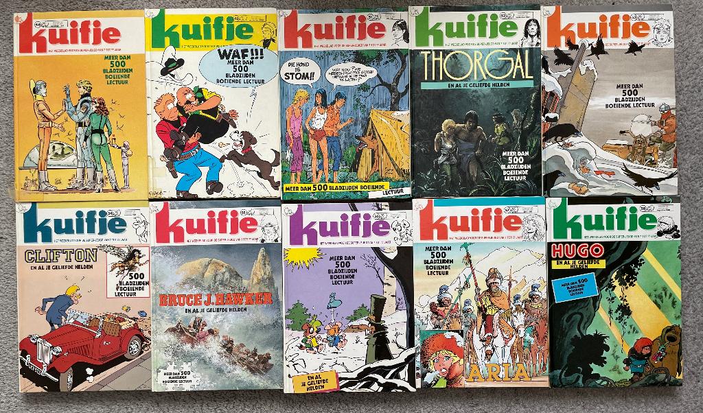 Verzameling Kuifje weekblad, Boeken, Meerdere stripboeken, Ophalen of Verzenden, Gelezen