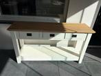 Stijlvolle console tafel met lades (dressoir), 100 tot 150 cm, Eikenhout, Ophalen of Verzenden, Zo goed als nieuw