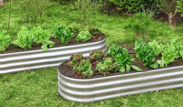 2-Pack Moestuinbak – 180 x 60 x 30 cm  (nieuw), Tuin en Terras, Bloembakken en Plantenbakken, Nieuw, Metaal, Tuin, 30 tot 60 cm