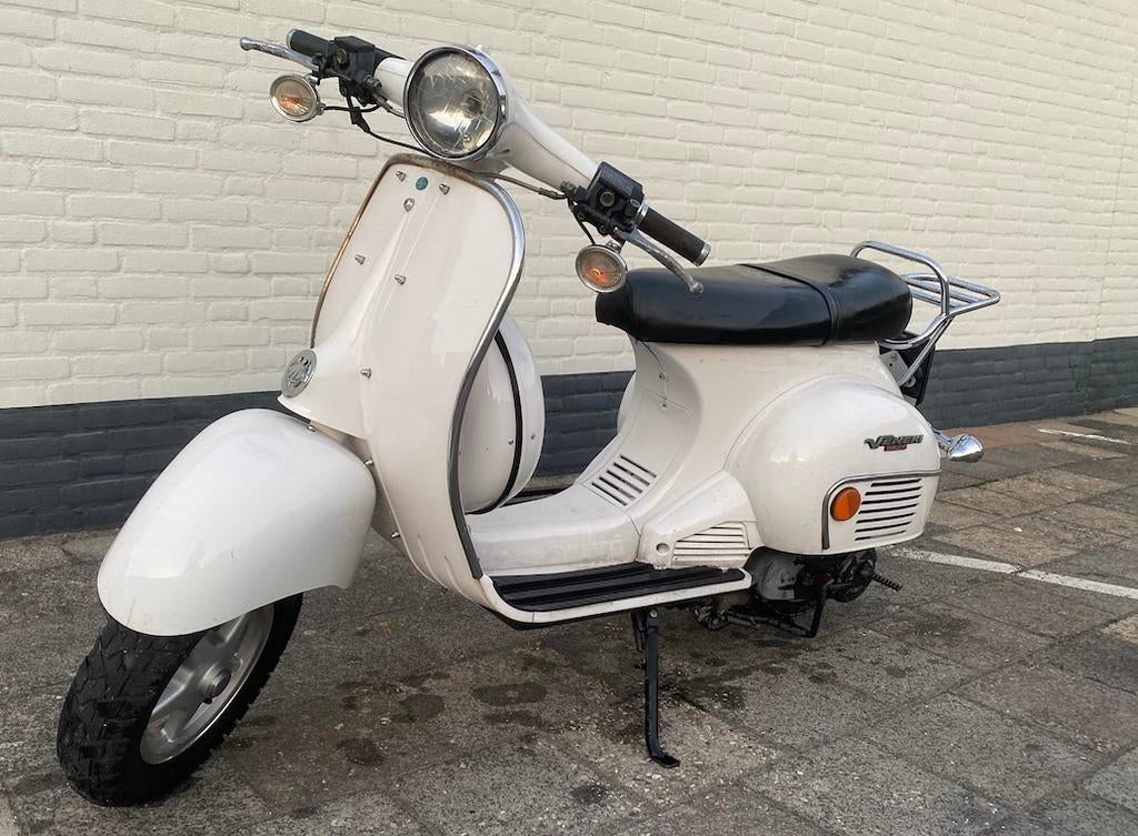 Witte retro snorscooter Jialing Veneri, Ophalen, Gebruikt, Benzine