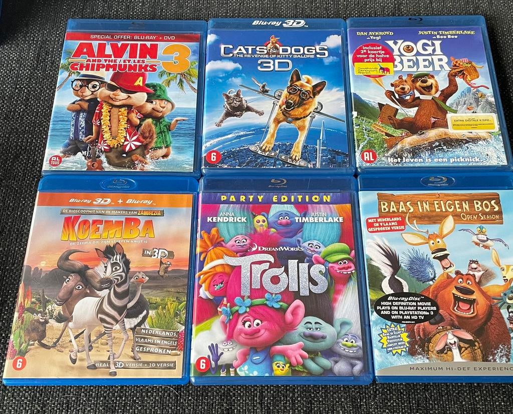 Animatie Blu-Rays, Cd's en Dvd's, Blu-ray, Ophalen of Verzenden, Zo goed als nieuw, Tekenfilms en Animatie