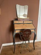 Antiek vintage barok bureau kaptafel kantoor dressoir, Ophalen, Zo goed als nieuw