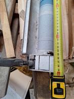 Zonnescherm blauw wit gestreept, Tuin en Terras, Zonneschermen, Gebruikt, Overige typen, Ophalen of Verzenden, 150 tot 300 cm