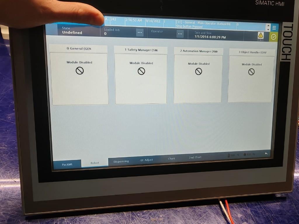 Siemens SIMATIC HMI TP1500 Comfort, Ophalen of Verzenden, Zo goed als nieuw