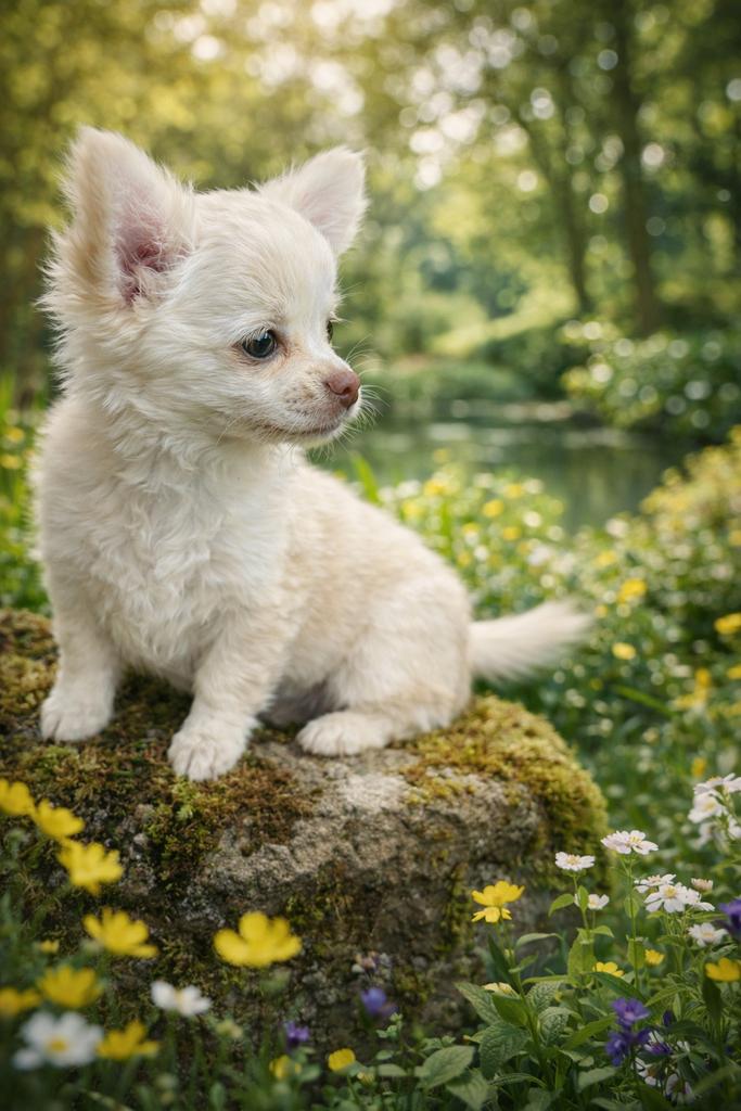 Chihuahua pups ( langharig), Meerdere, Meerdere dieren, Chihuahua, Nederland