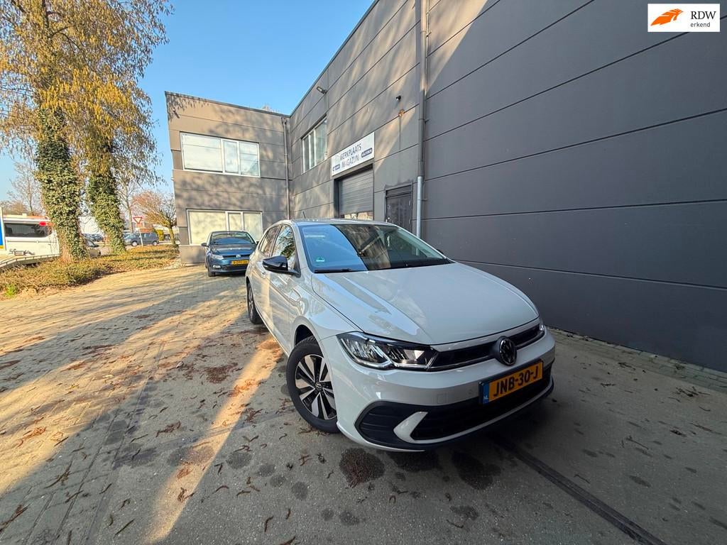 Volkswagen POLO 1.0 TSI Automaat/Clima/Beige/Nieuw!, Auto's, 95 pk, Leder en Stof, Beige, Bedrijf